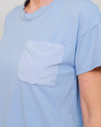 1-Pocket Crew Neck Top