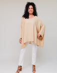 Round Neck Dolman Top