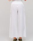Ribbed Waist Open Side Pant