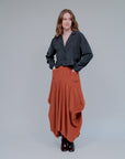 2 Pocket Cropped Jacket in Black_Front
