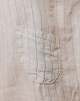 3-Button Dune Stripe Top