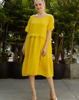 Bridgette Dress in yellow