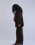 Regular Drape Cardigan in Coco_Side