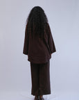 Regular Drape Cardigan in Coco_Back
