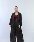 Lace Trim Long Cardigan_Front