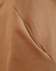 Hoody Dress in Camel_Pocket Detail