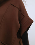 Extended Sleeveless Cover in Coco_Sleeve Detail
