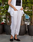 Catania Pants in white