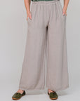 Relaxed Soft 30 Pants Taupe Front