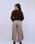 Saga Genie Pants in Sand Back View