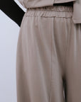 Saga Genie Pants in Sand Waist Detail