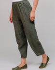 Pull-on Criss Cross Dart Olive Side