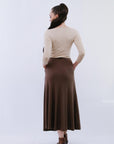 A-line Skirt in Coco_Back