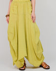 Maxi Front Pocket Detailed Skirt Moss Front