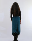 Savannah Skirt in Teal_Back