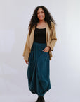 Savannah Skirt in Teal_Front