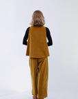 Veronica Vest in Mustard_Back