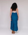 Thin Strap Button Sundress