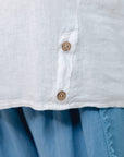 3/4 Sleeve Button Hem Top