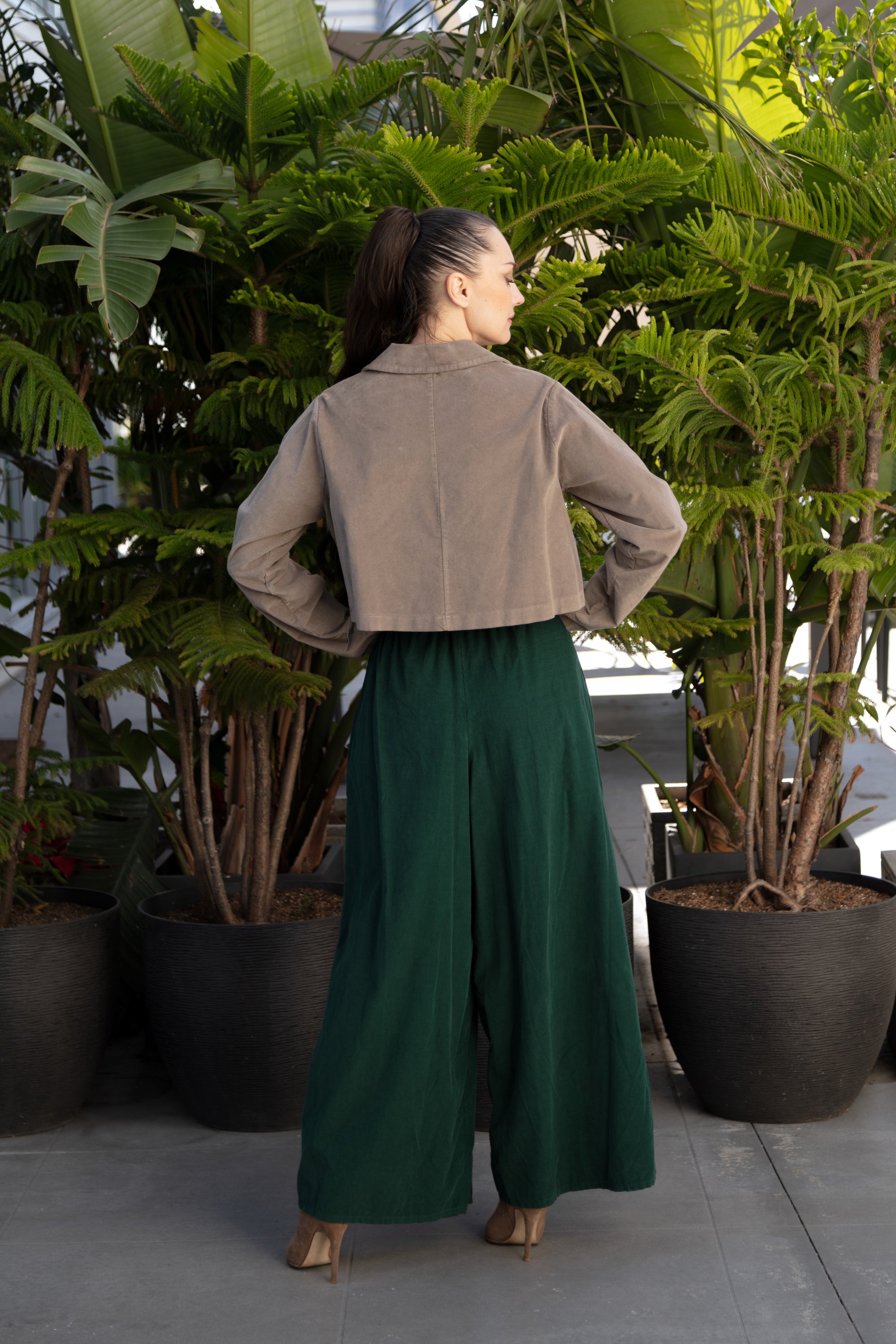 Megan Wide Leg Pant back view 