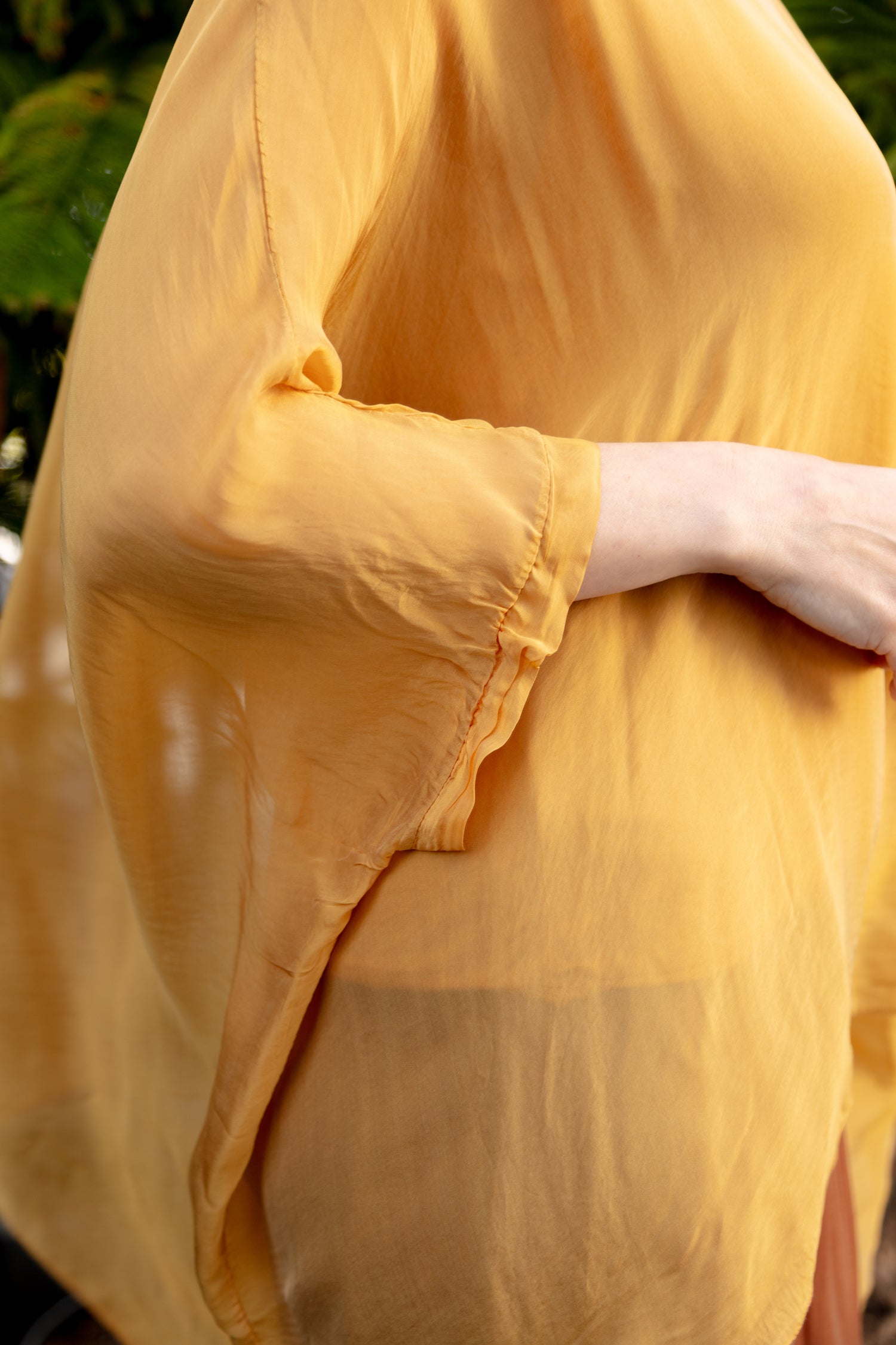 Dolman Top Silk Blend Side View
