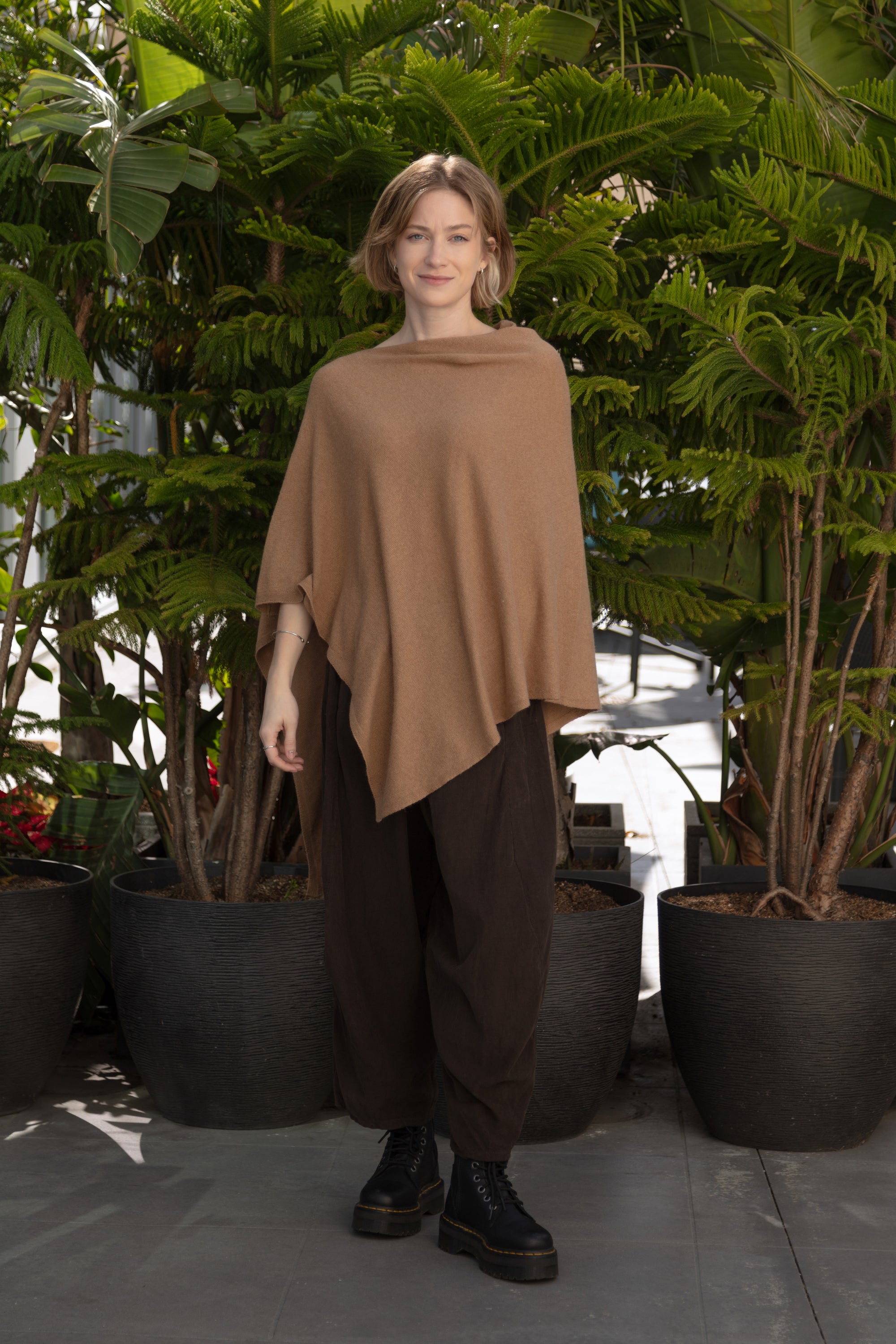 Everyday Poncho camel 