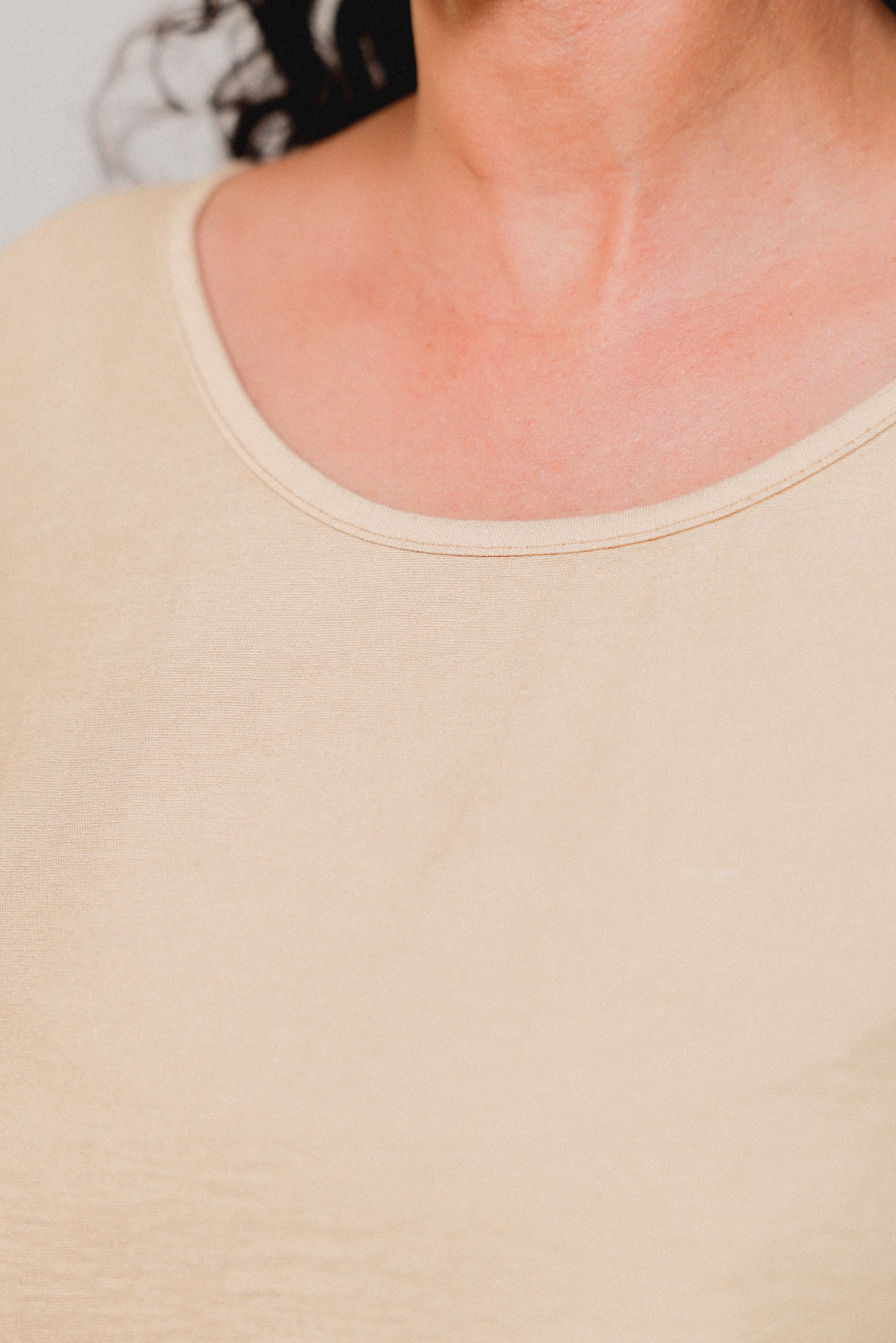 Round Neck Dolman Top