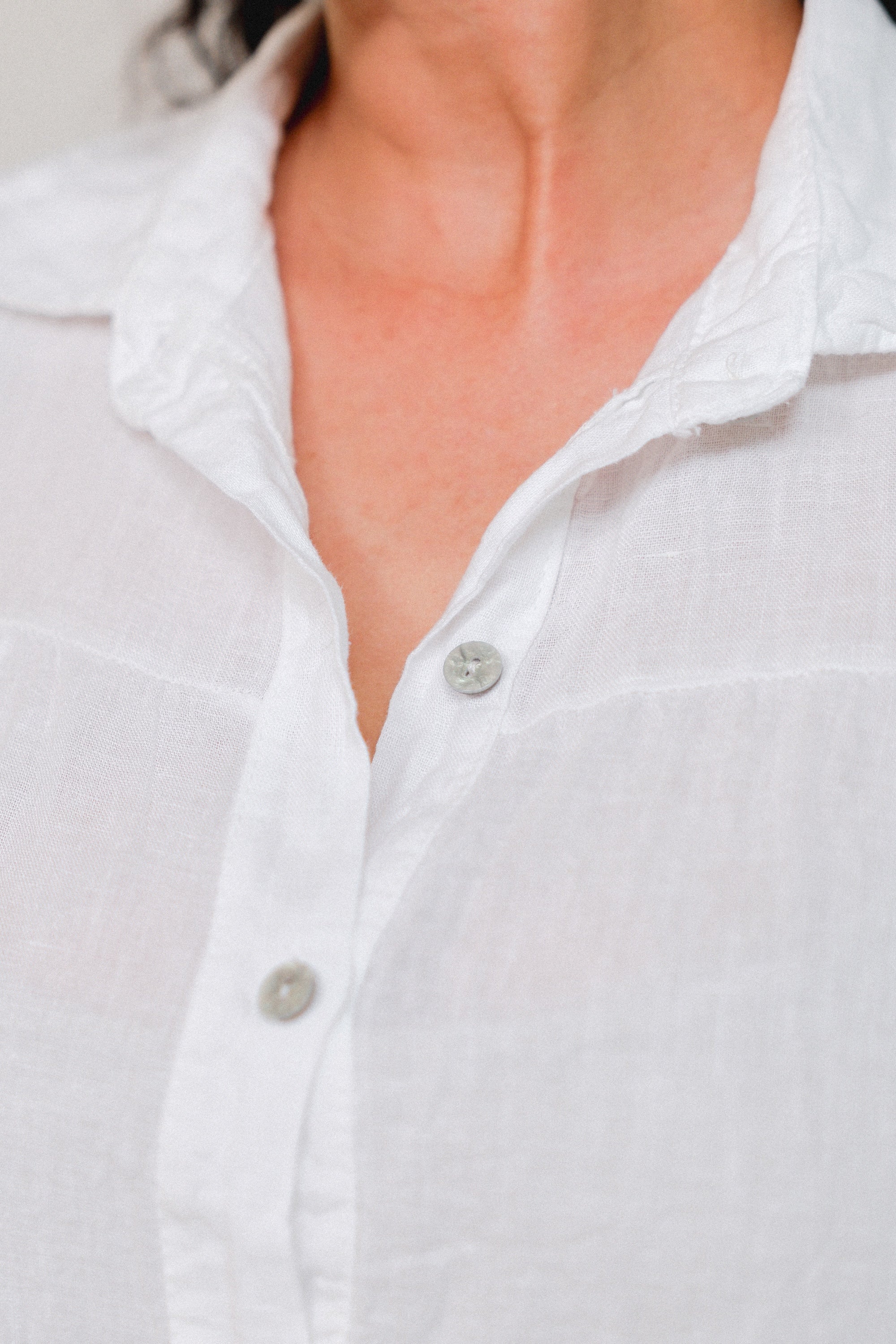Button Up Pleat Back