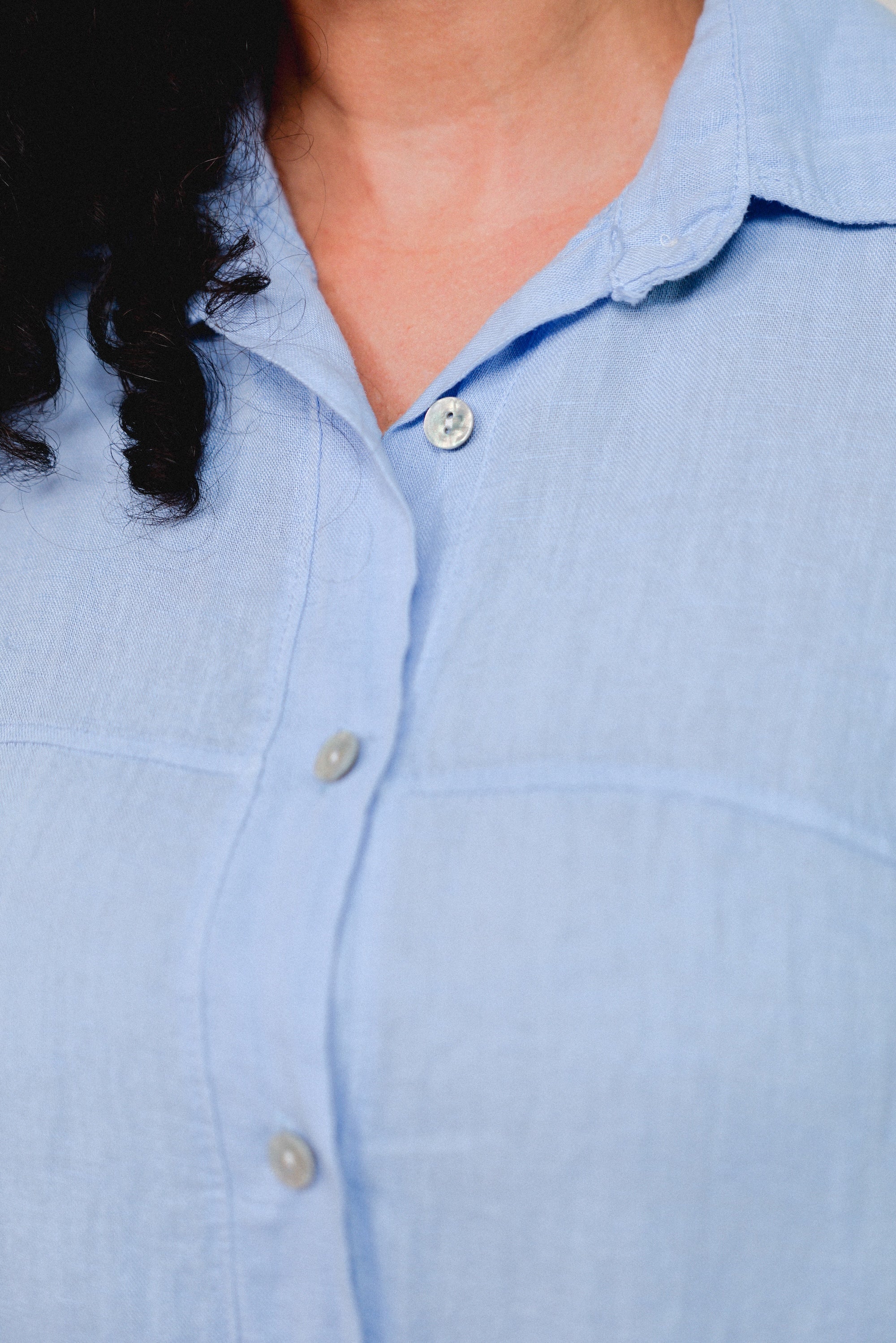 Button Up Pleat Back