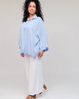 Button Up Pleat Back