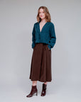 2 Pocket Cropped Jacket in Black_Side