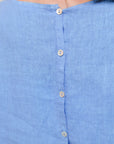Button Back Linen Tank