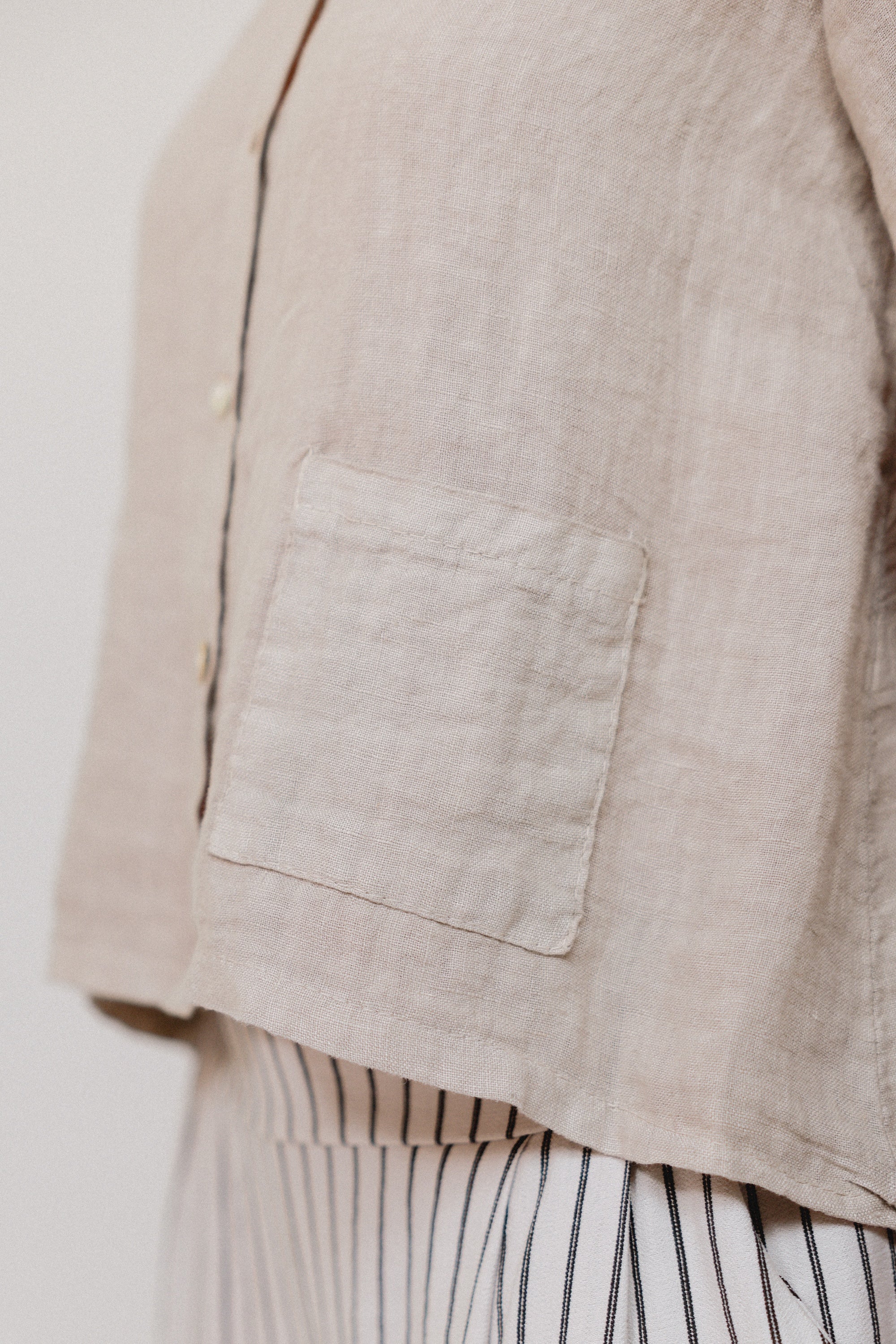 2-Pocket Top in 3/4 Sleeve