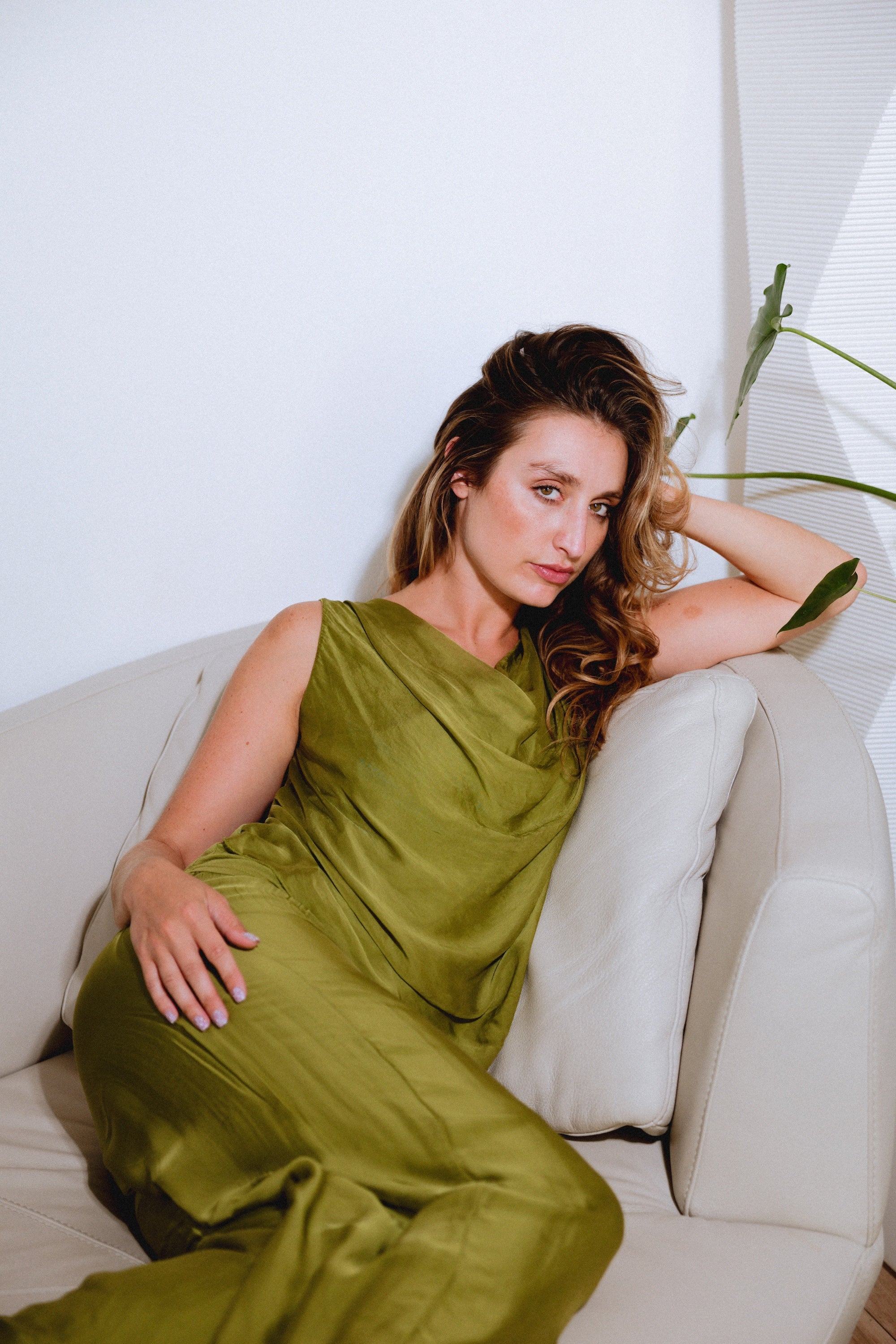 Drape Sleeveless Top