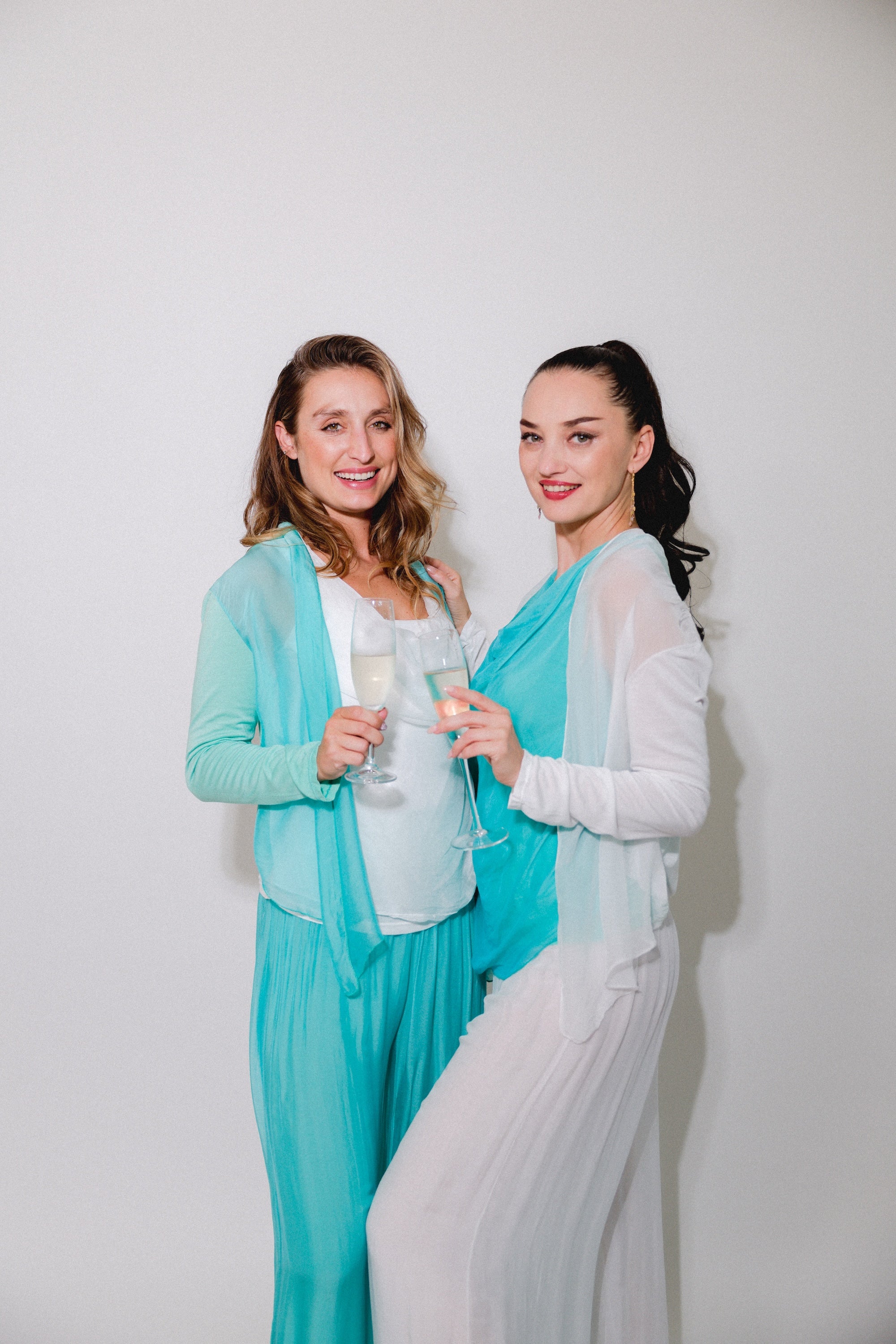 Short Silk-Blend Cardigan