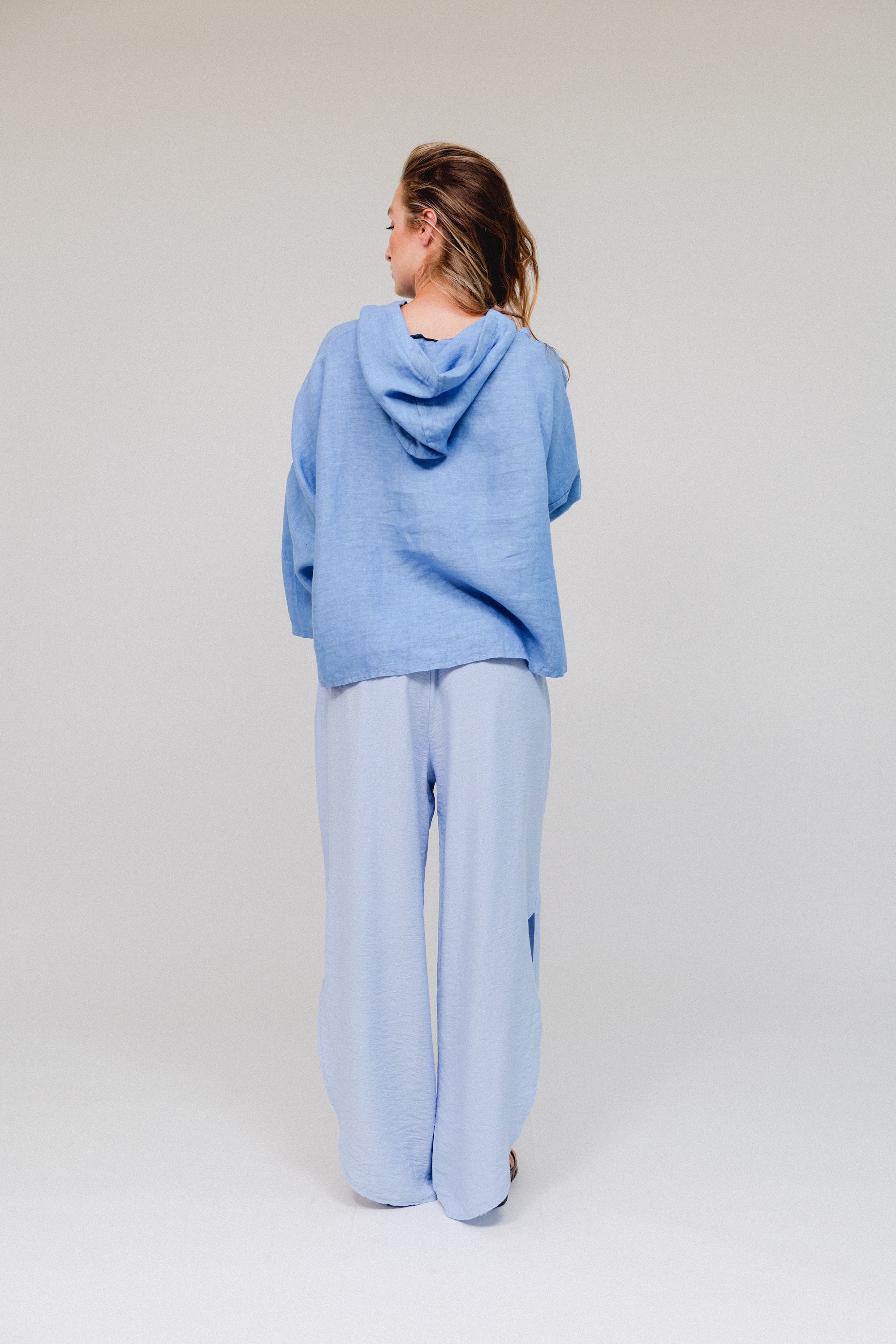 3/4 Sleeve Crop Hoody