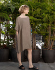 Babydoll Dress in taupe