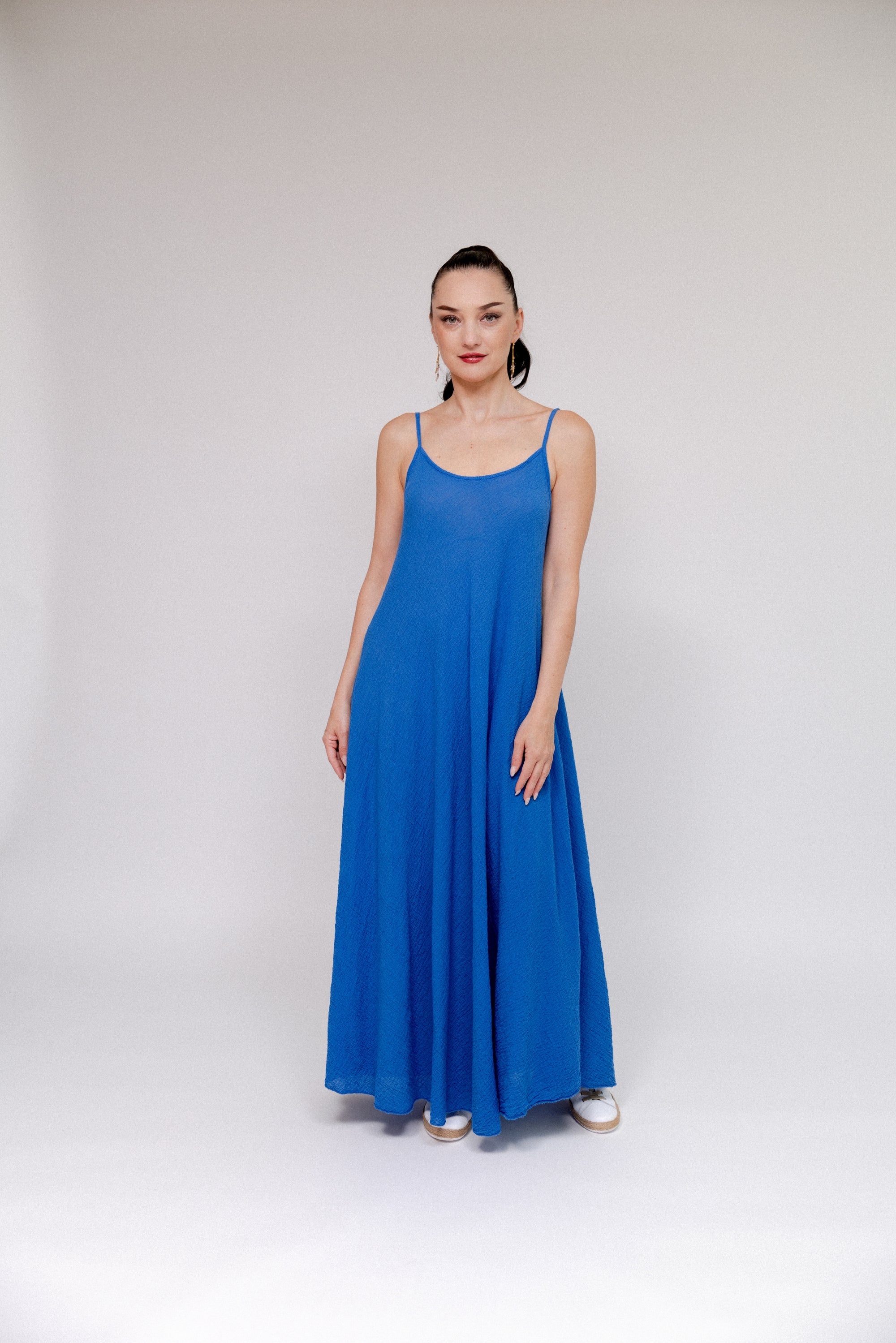 Sundress W/Slide Pocket Royal Front