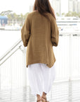 Bailee Linen Top back detail