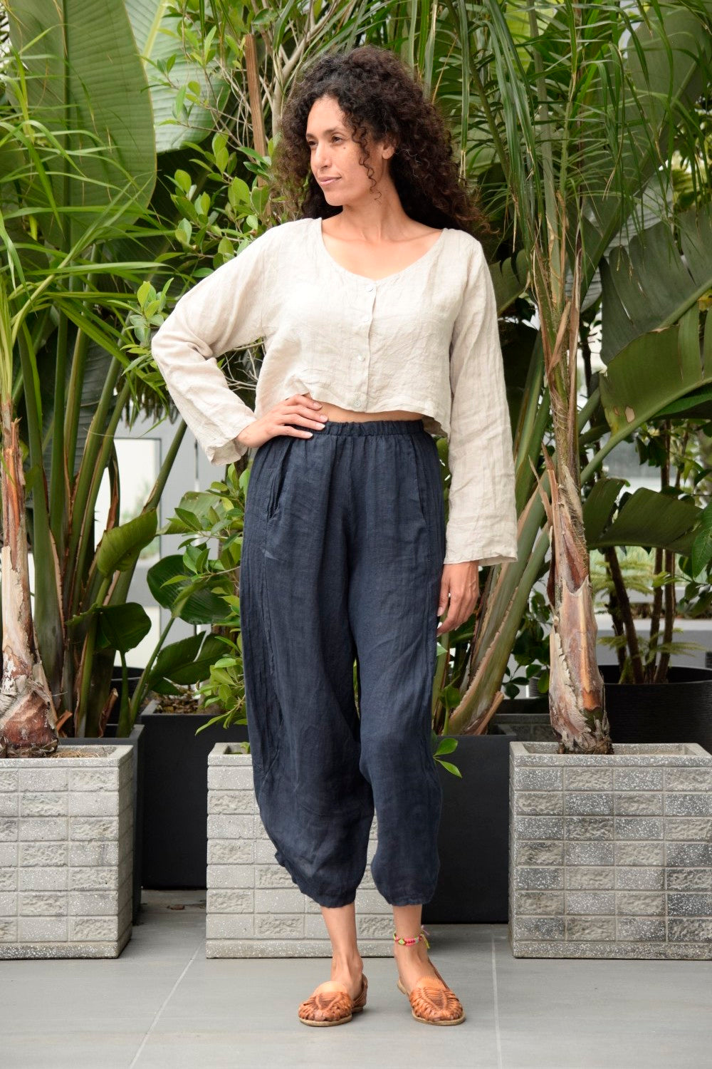 Cropped Baggy Pant