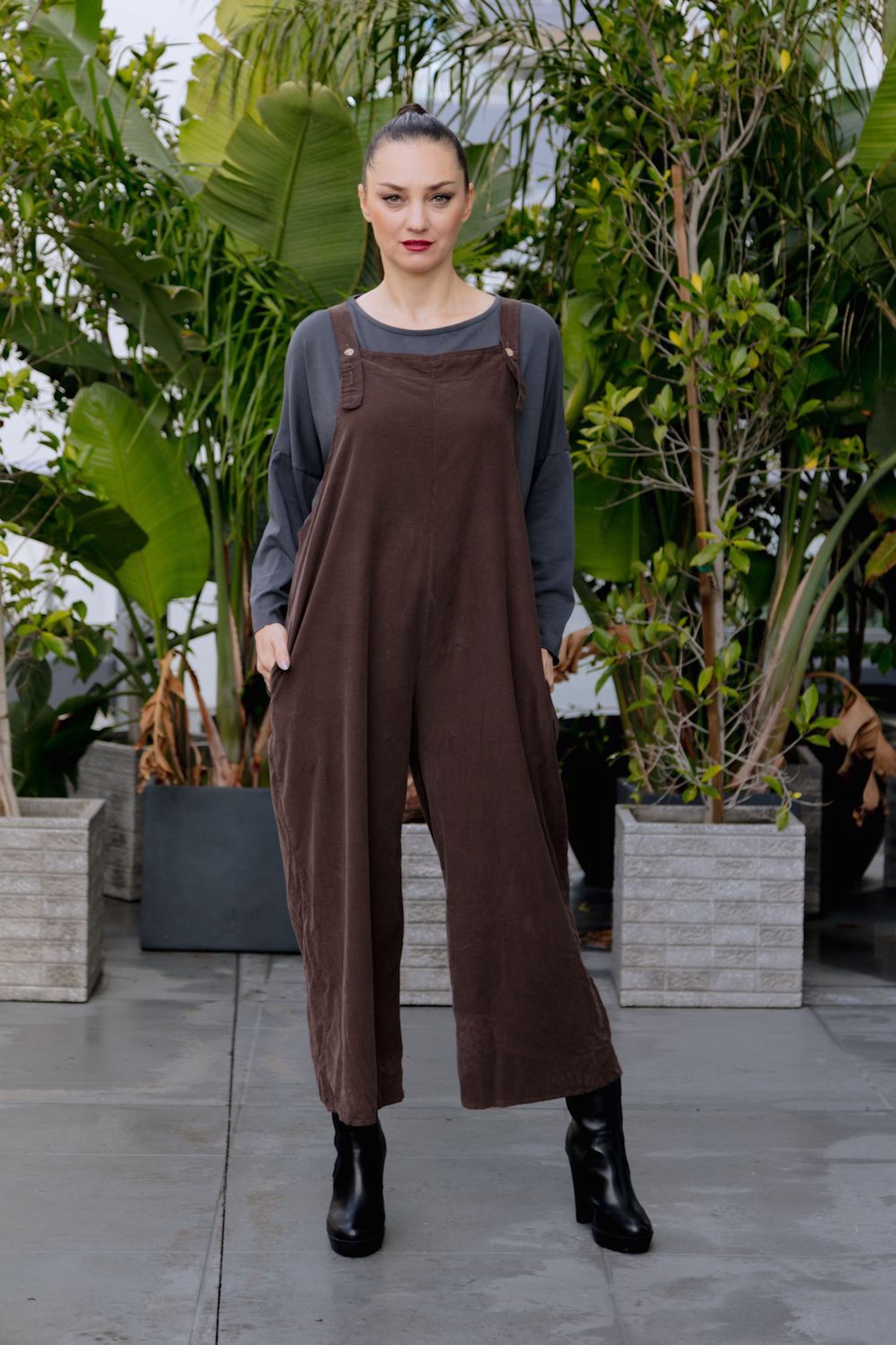 Cami Jumpsuit in coco 