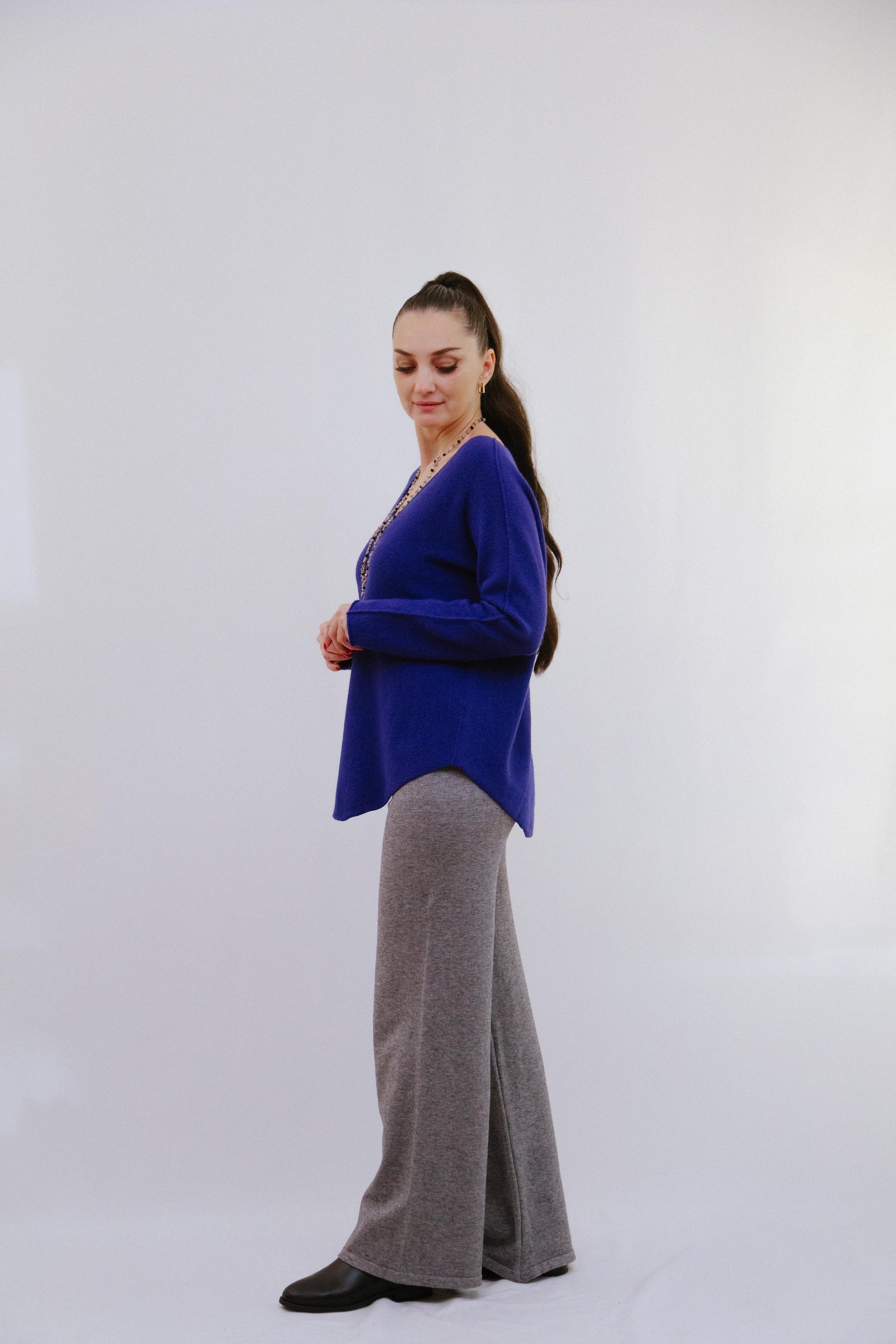 Aubrey Top in Royal_Side