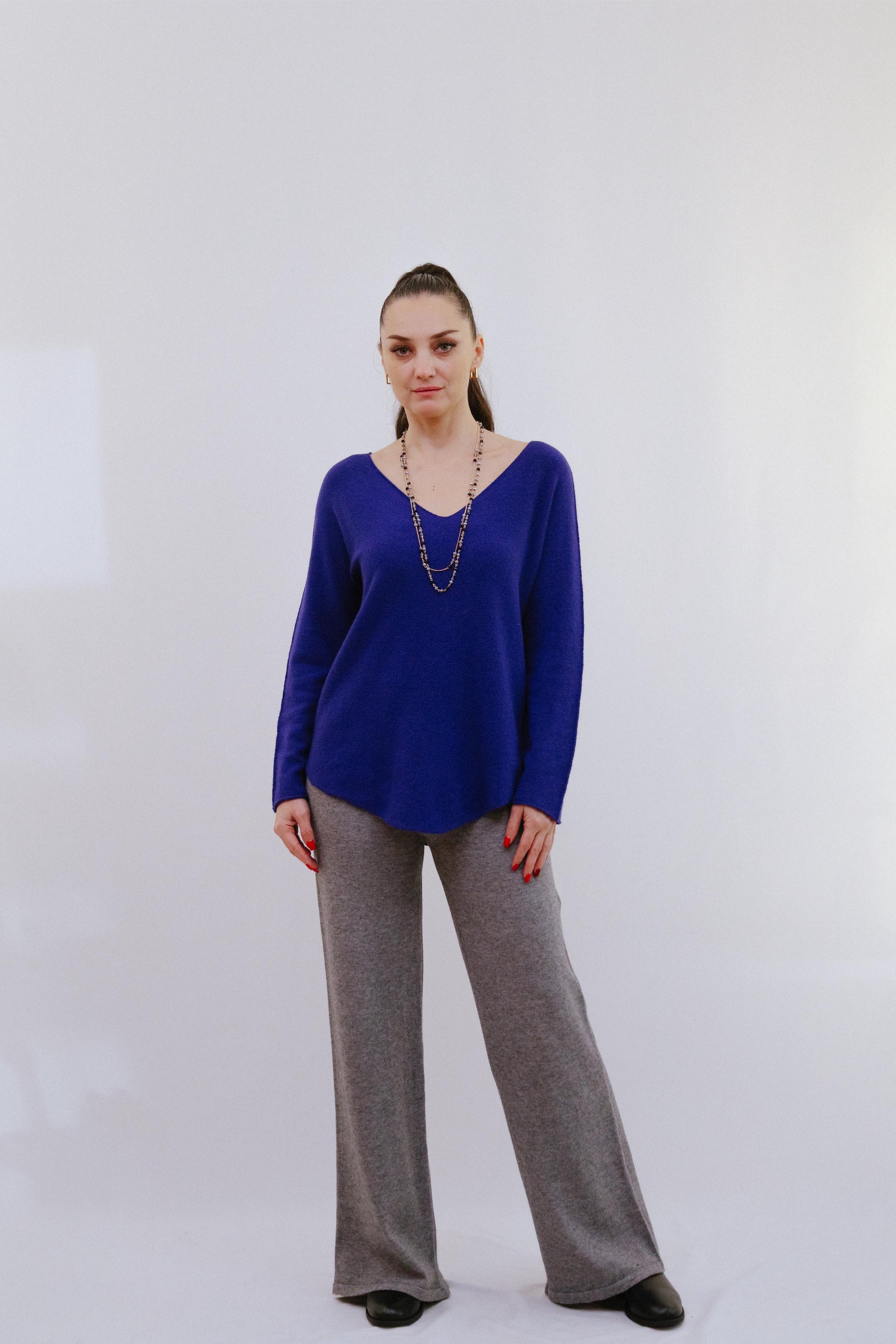 Aubrey Top in Royal_Front