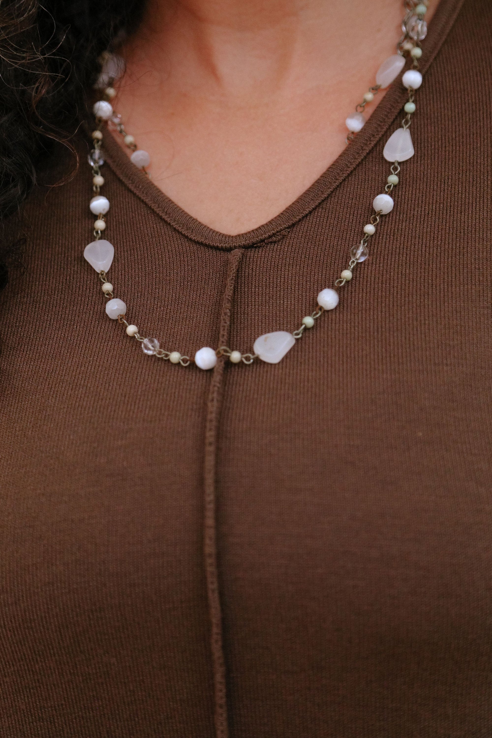 Center Seam Top in Coco_Detail